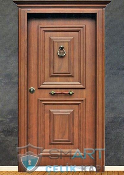 Klasik Çelik Kapı Kabartmalı Lüks Jade